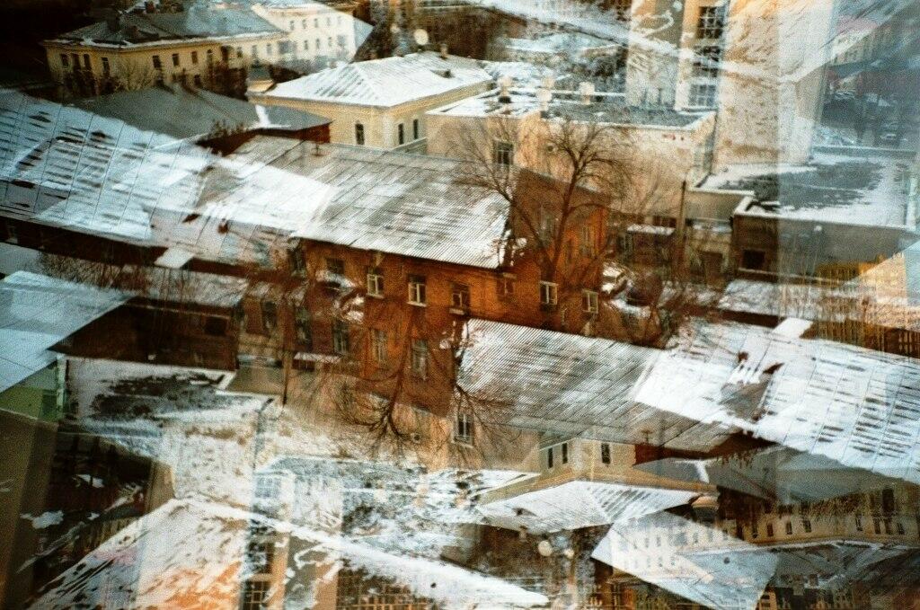 На балконе